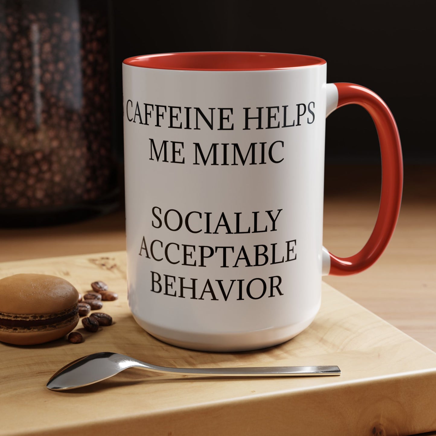 Socially Acceptable 2-Tone Coffee Mug