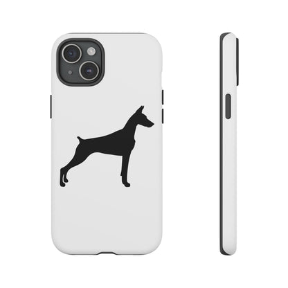 Doberman Silhouette iPhone Case