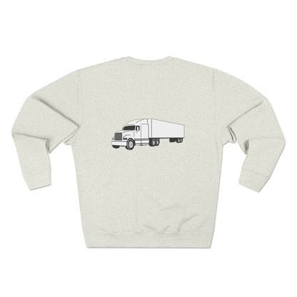 Semi Truck Unisex Crewneck Sweatshirt