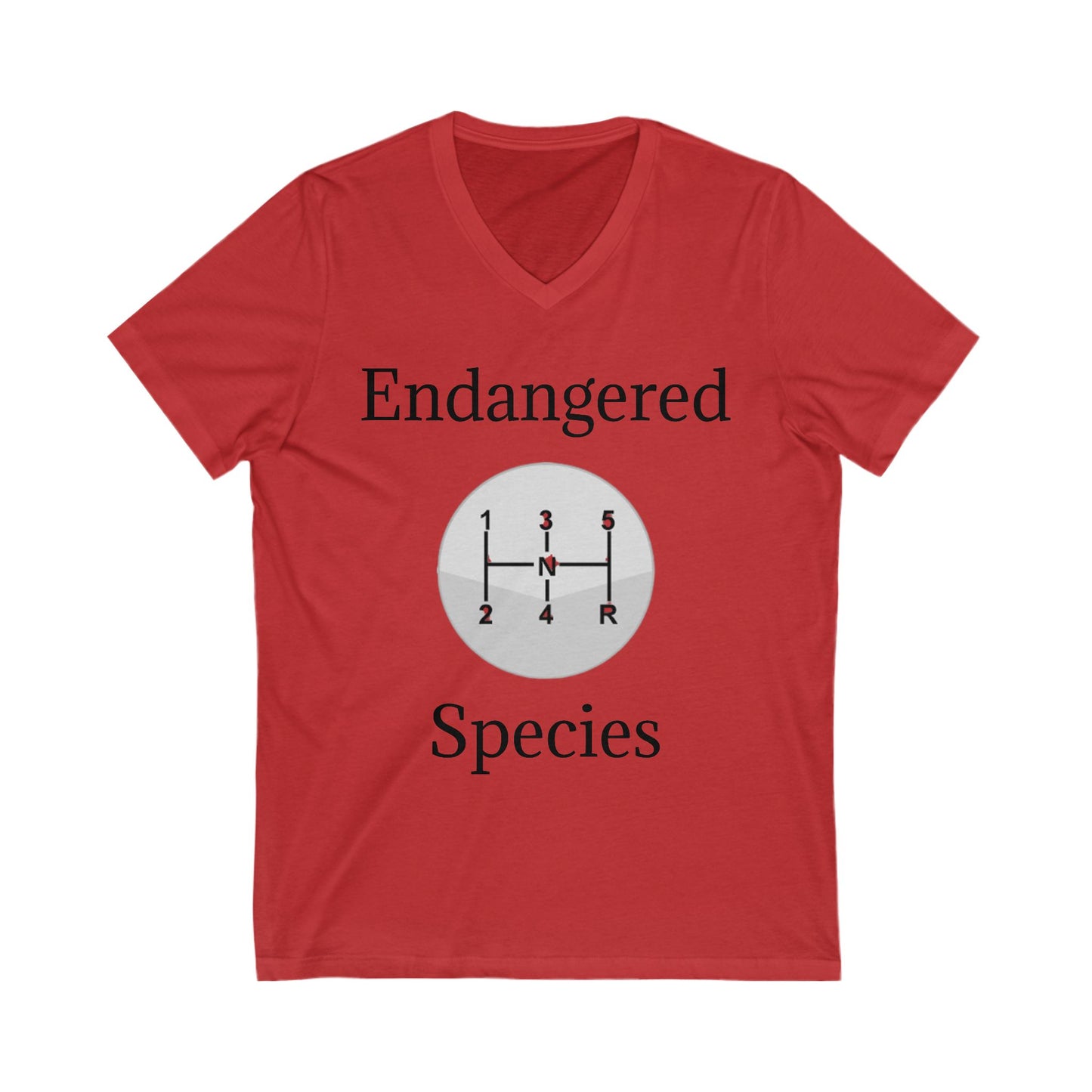 Endangered Species Unisex Short Sleeve V-Neck Tee