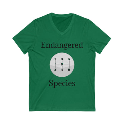 Endangered Species Unisex Short Sleeve V-Neck Tee