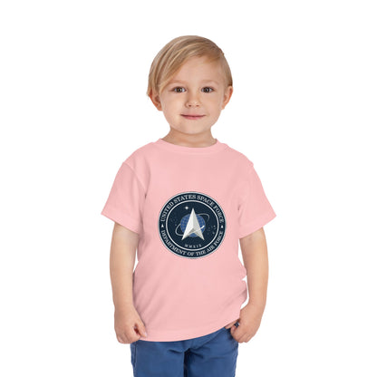 US Space Force Toddler Unisex Short Sleeve Crewneck Tee