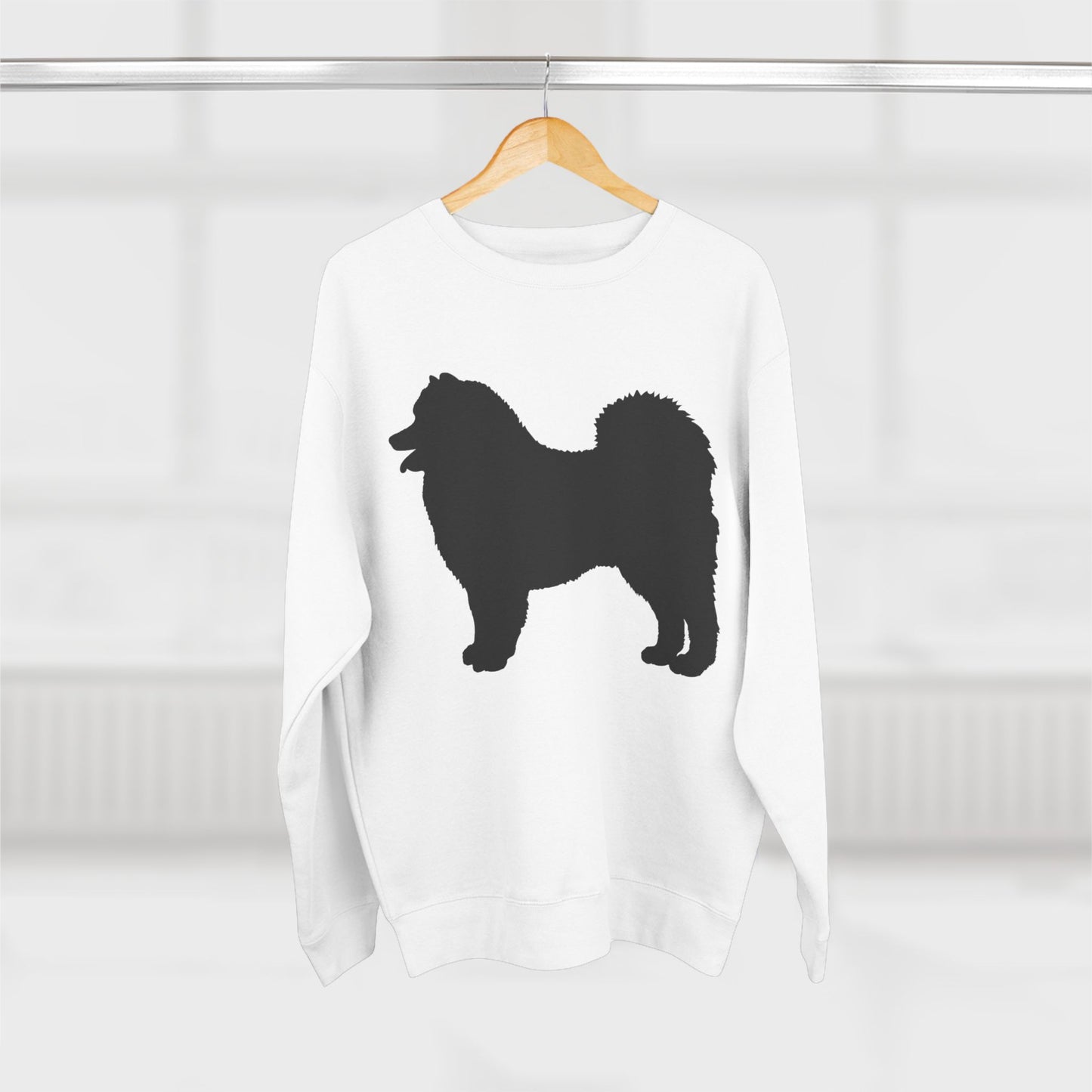 Samoyed Silhouette Unisex Crewneck Sweatshirt