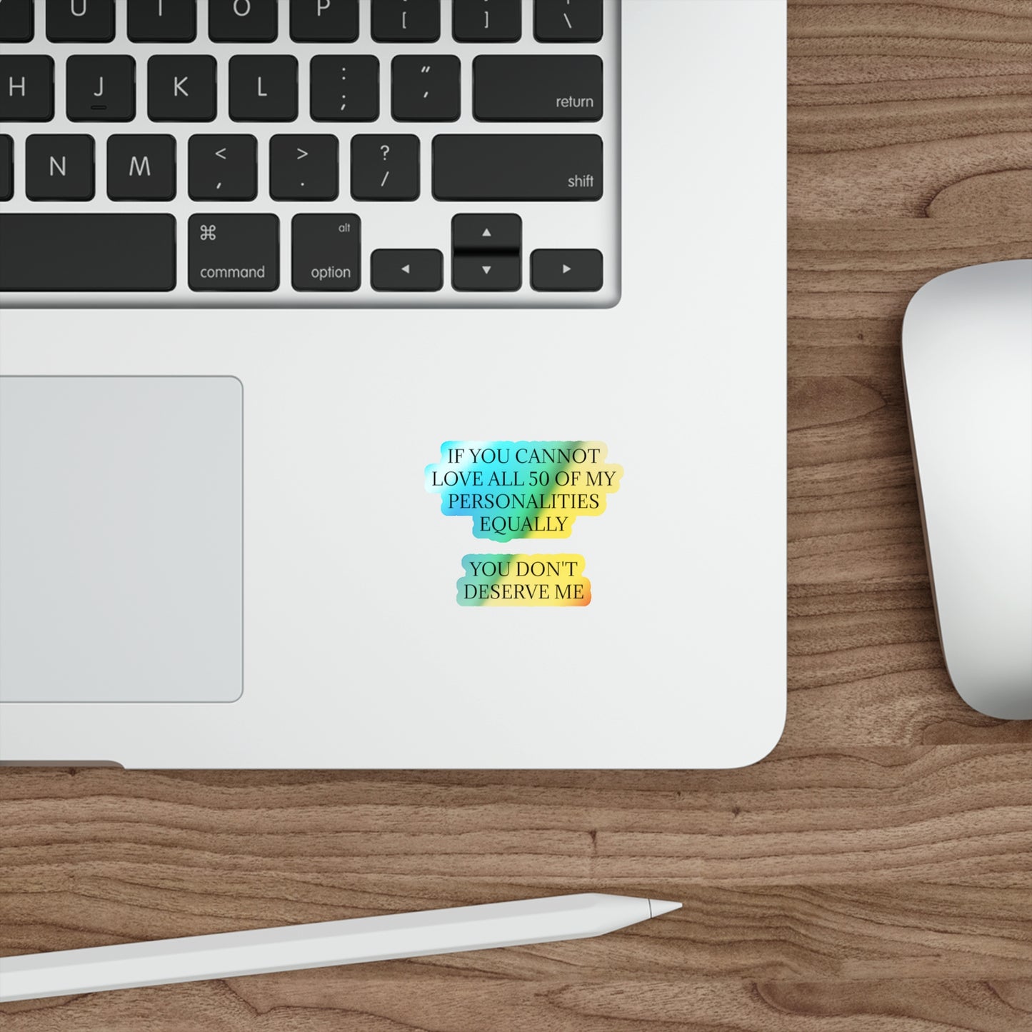 50 Personalities Holographic Sticker