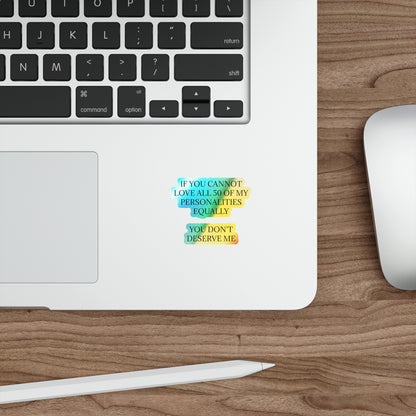 50 Personalities Holographic Sticker