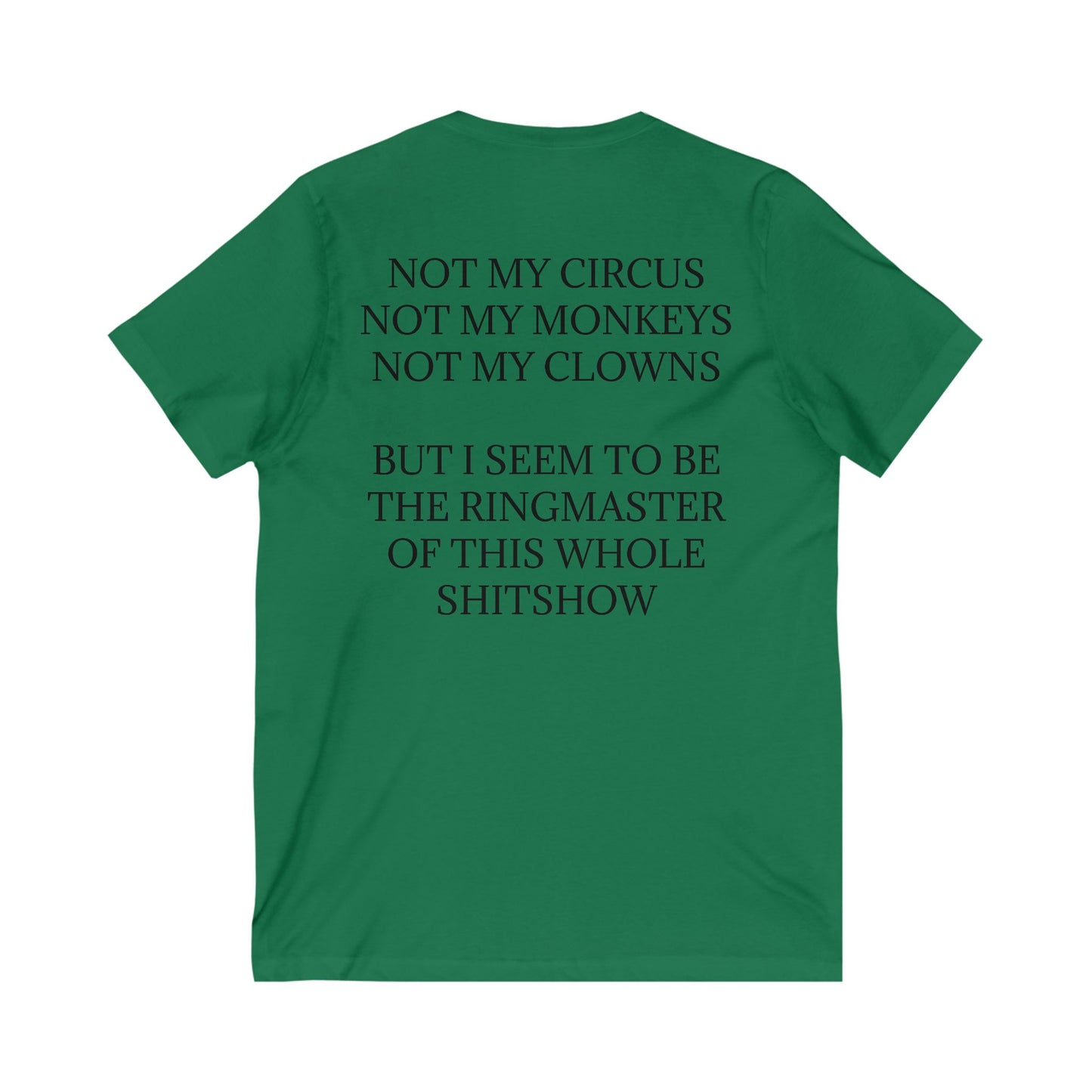 Ringmaster Unisex Short Sleeve V-Neck Tee