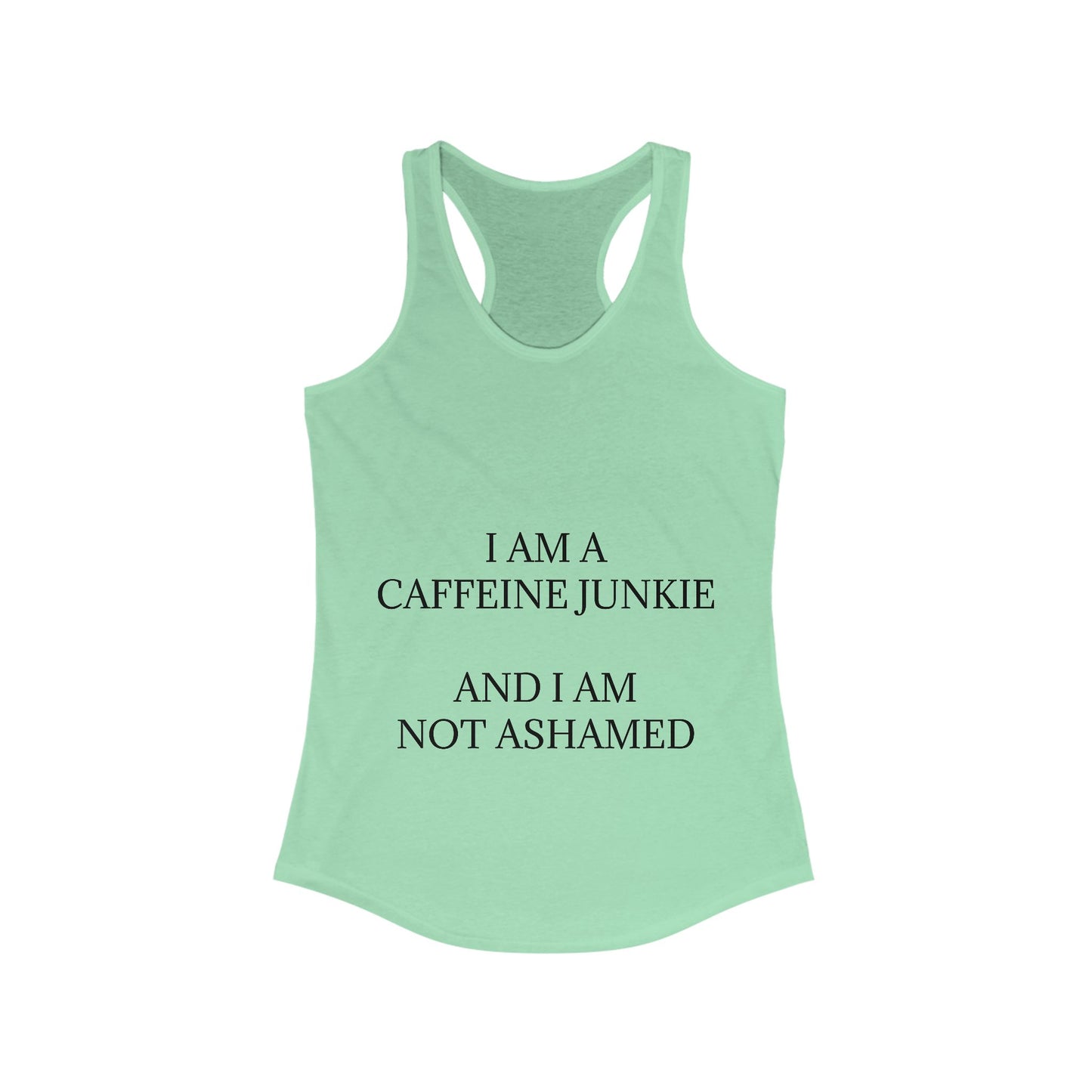 Caffeine Junkie Women's Racerback Tank