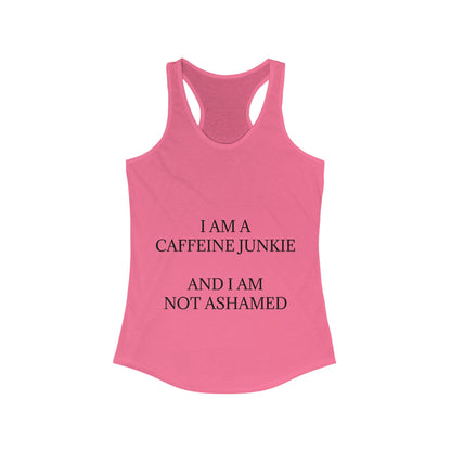 Caffeine Junkie Women's Racerback Tank
