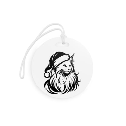 Santa Paws Cat Luggage Tag