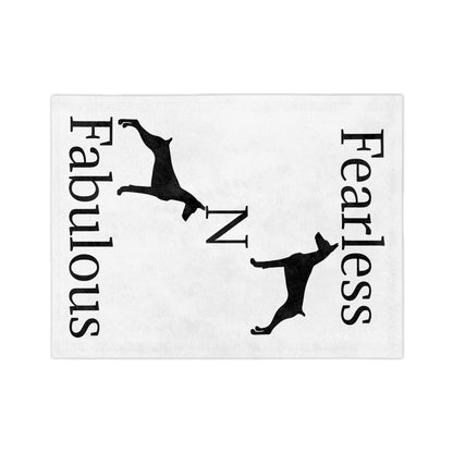 Fearless N Fabulous Velveteen Microfiber Blanket