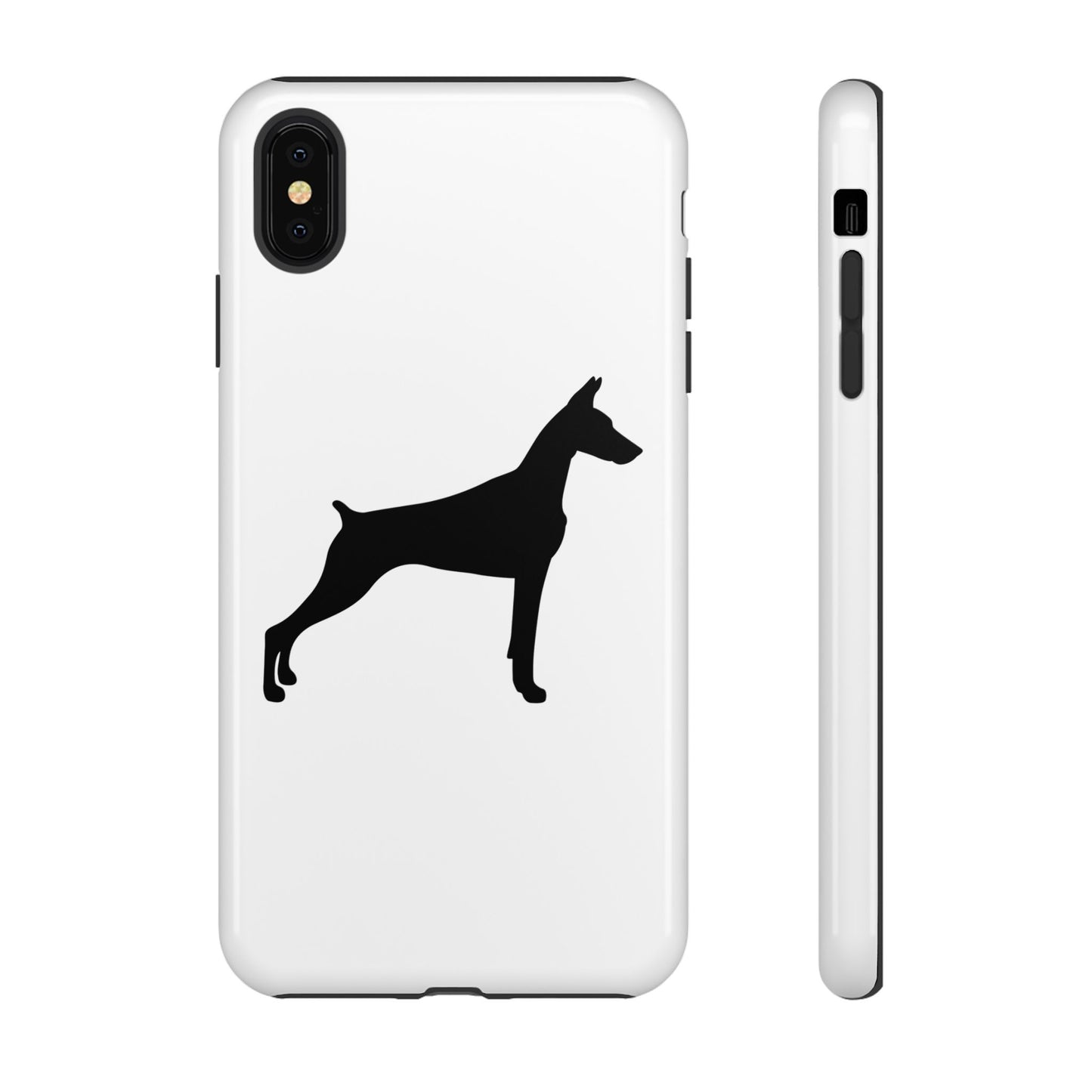 Doberman Silhouette iPhone Case