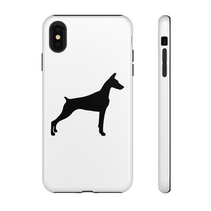 Doberman Silhouette iPhone Case