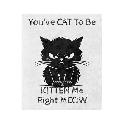 Kitten Me Velveteen Microfiber Blanket