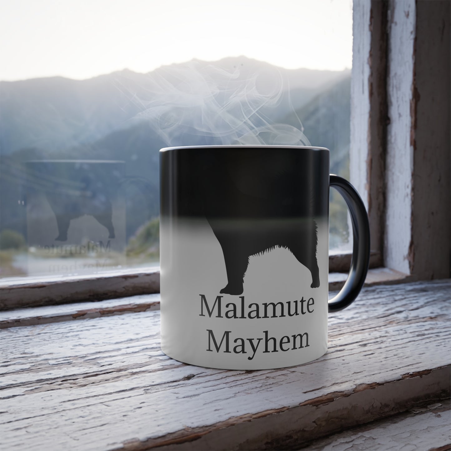 Malamute Mayhem Color Changing Mug