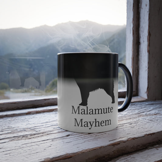 Malamute Mayhem Color Changing Mug