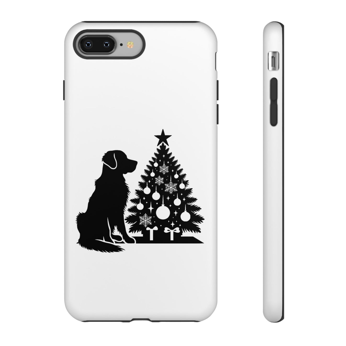Golden Christmas Tree iPhone Case