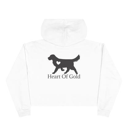 Heart Of Gold Women's Crop Hoodie