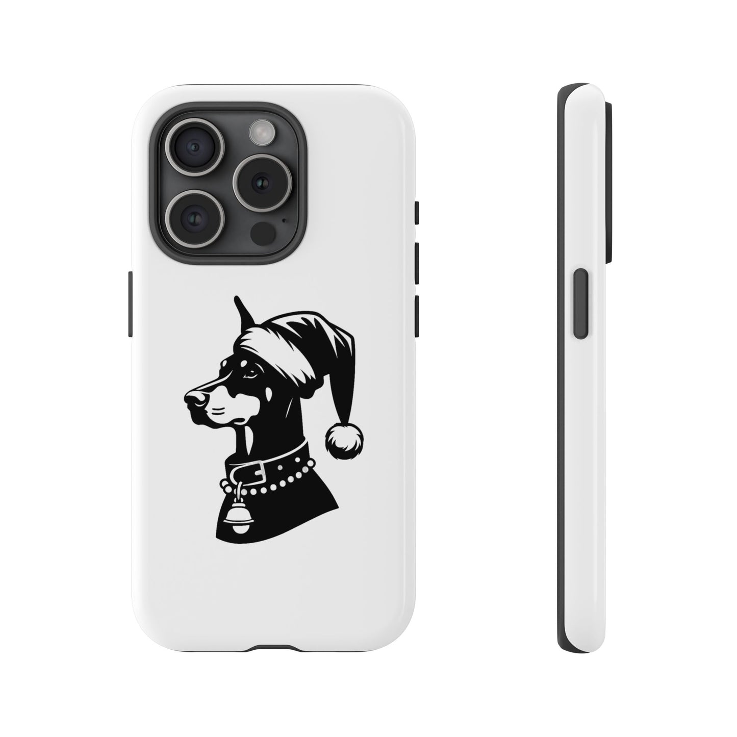 Santa Paws Doberman iPhone Case