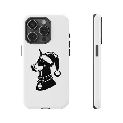 Santa Paws Doberman iPhone Case