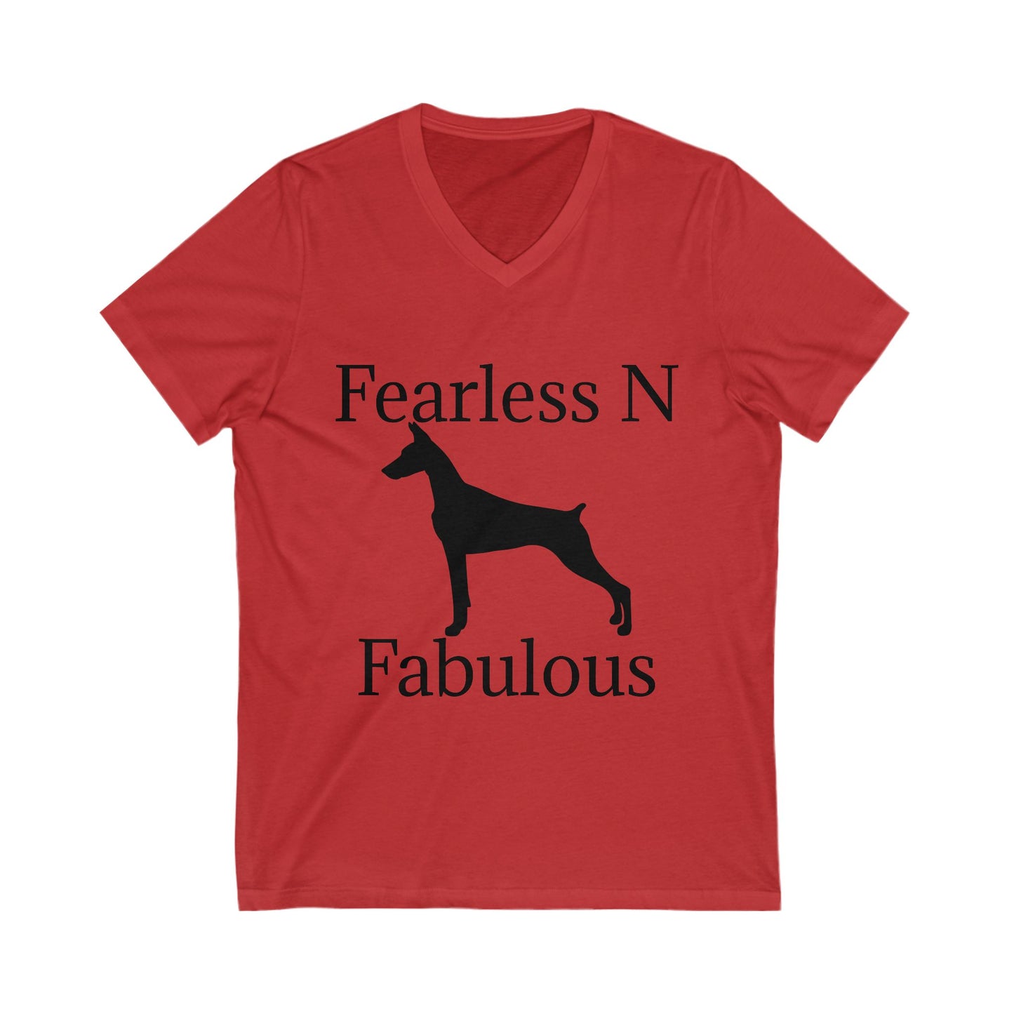 Fearless N Fabulous Unisex Short Sleeve V-Neck Tee