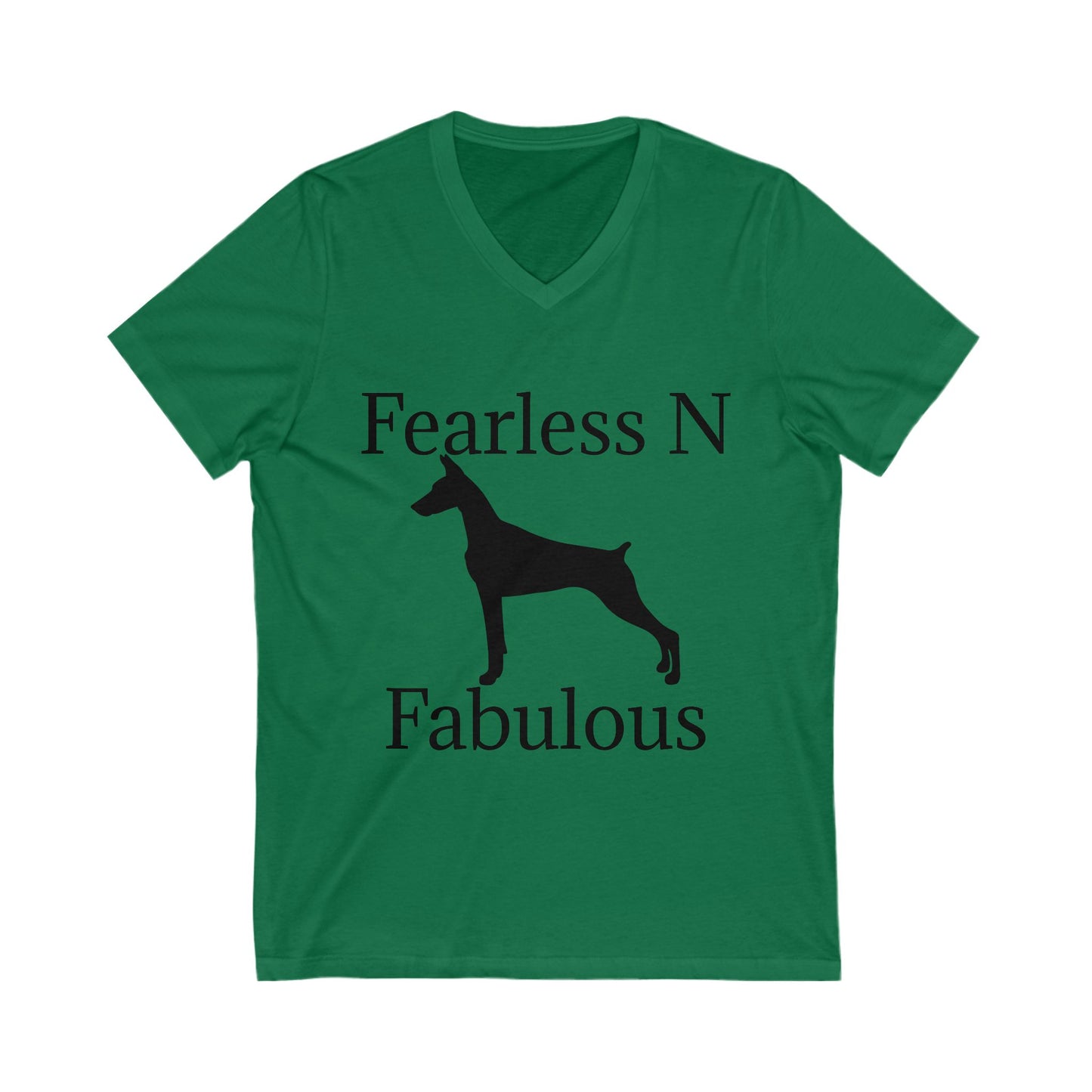 Fearless N Fabulous Unisex Short Sleeve V-Neck Tee