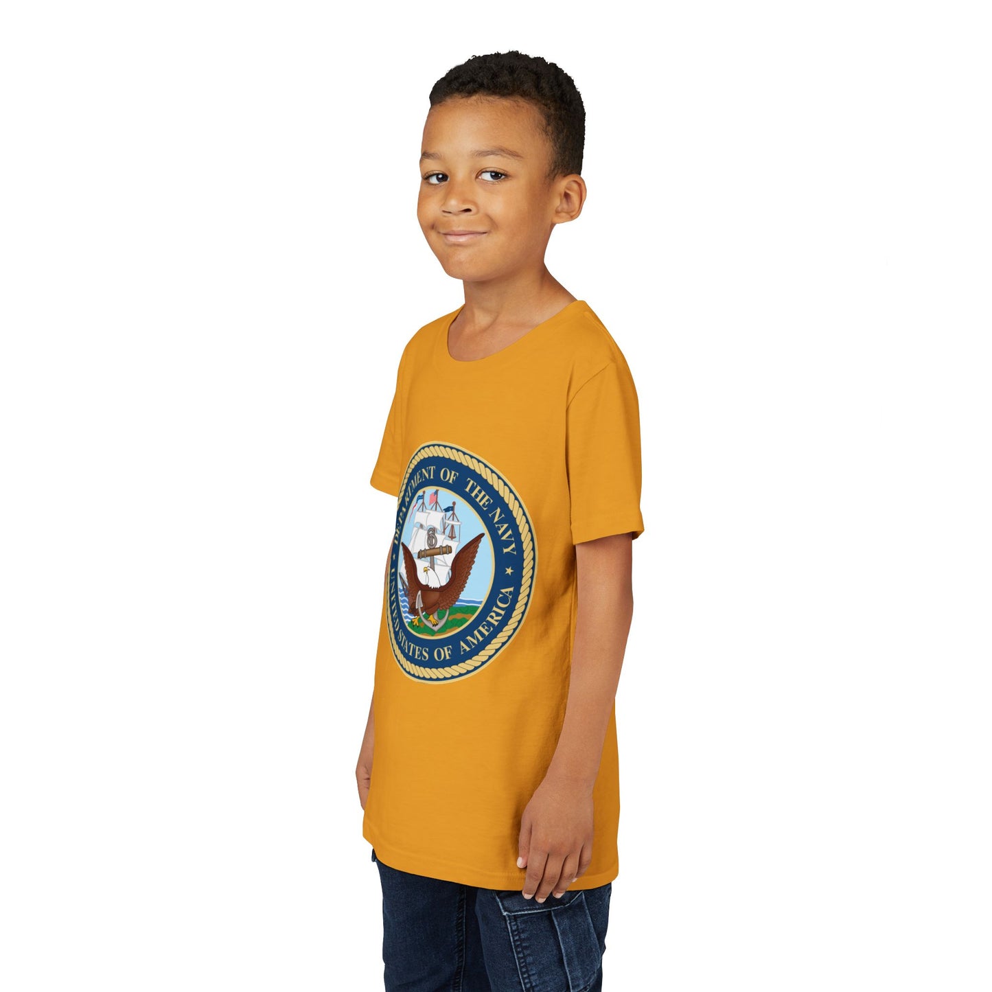 US Navy Youth Unisex Short Sleeve Crewneck Tee