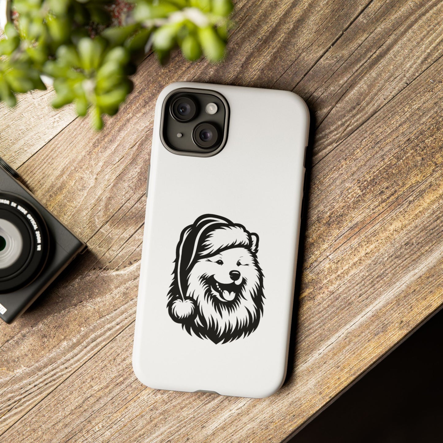 Santa Paws Samoyed iPhone Case