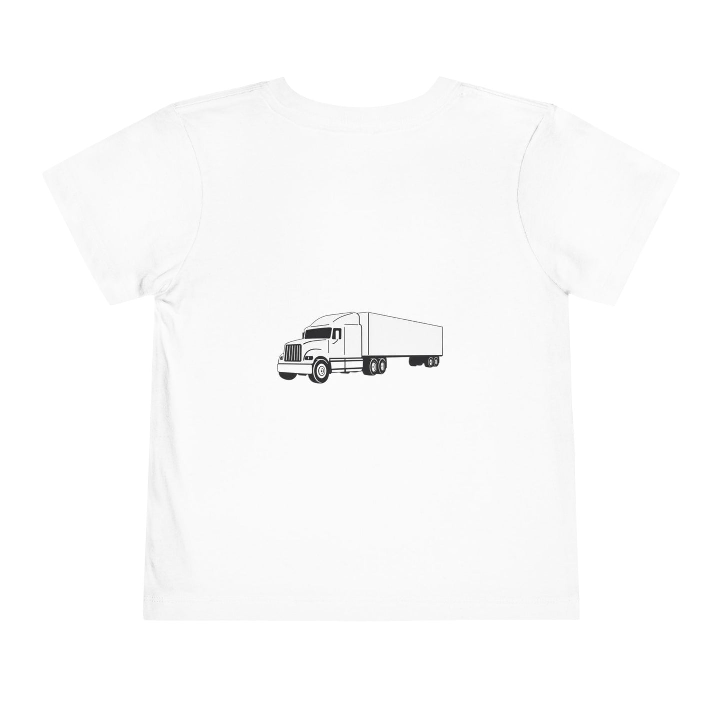 Semi Truck Toddler Unisex Short Sleeve Crewneck Tee