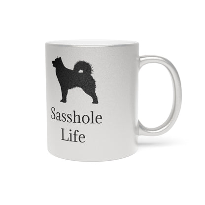 Sasshole Life Metallic Coffee Mug