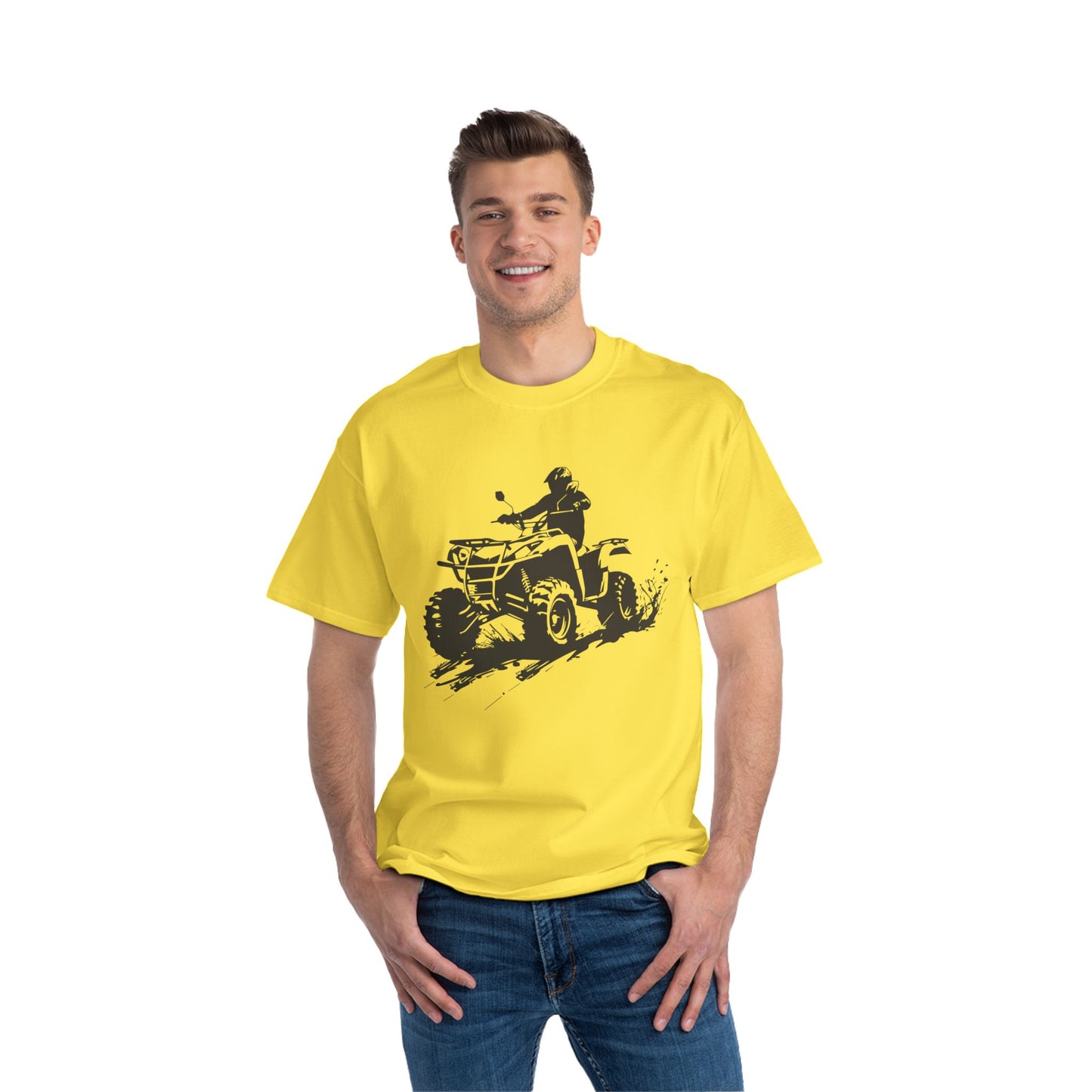 Slingin' Mud Quad Men's Short-Sleeve Crewneck Tee