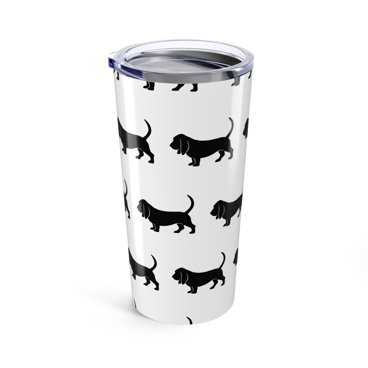 Basset Hound Silhouette Tumbler