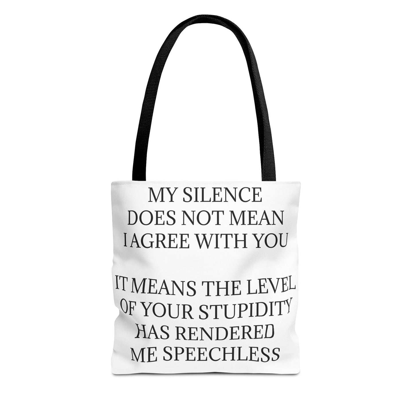 Speechless Tote Bag