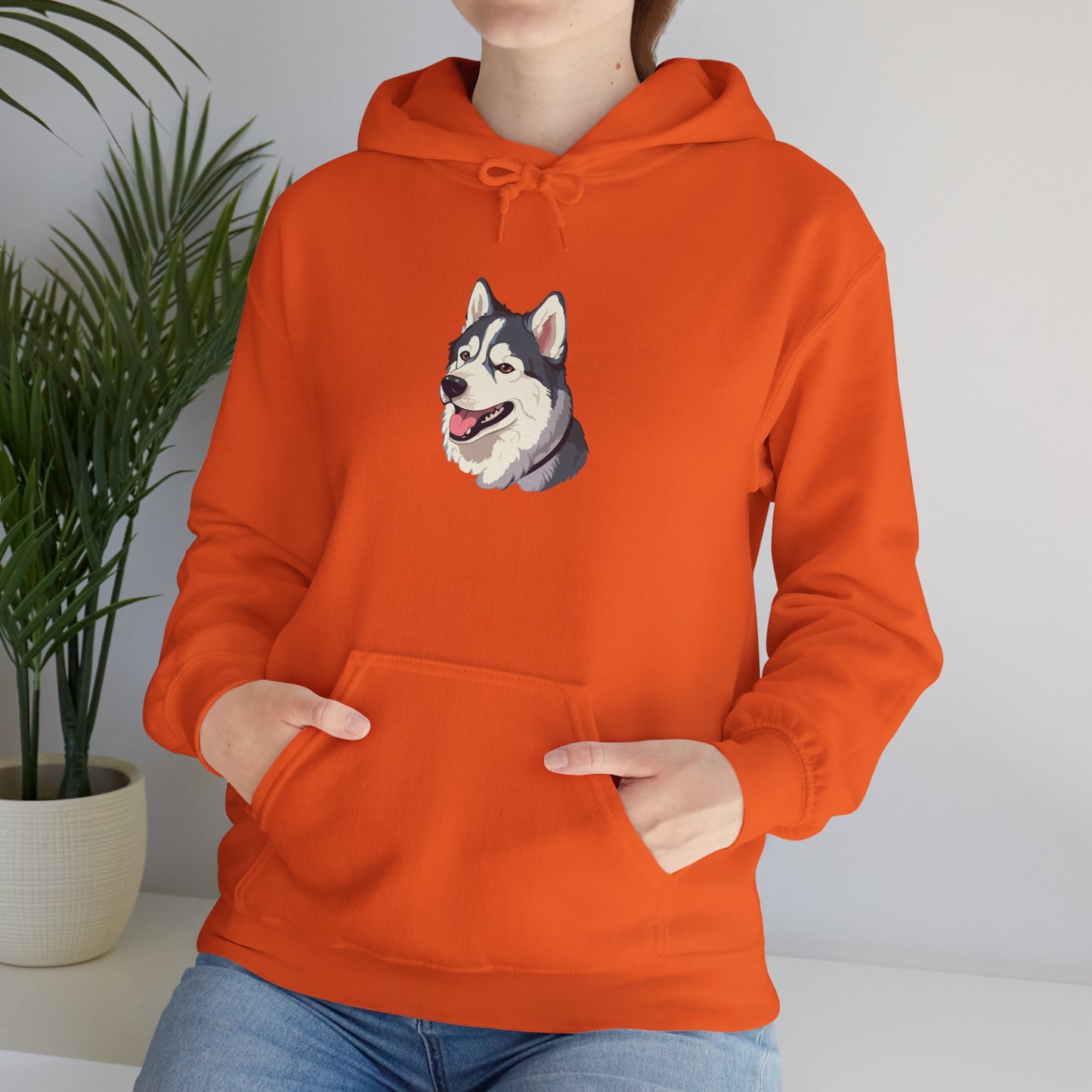 Malamute Head Unisex Hoodie