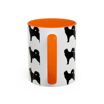 Malamute Silhouette 2-Tone Coffee Mug