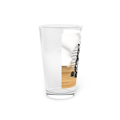 Naughty Cat Drinking Glass