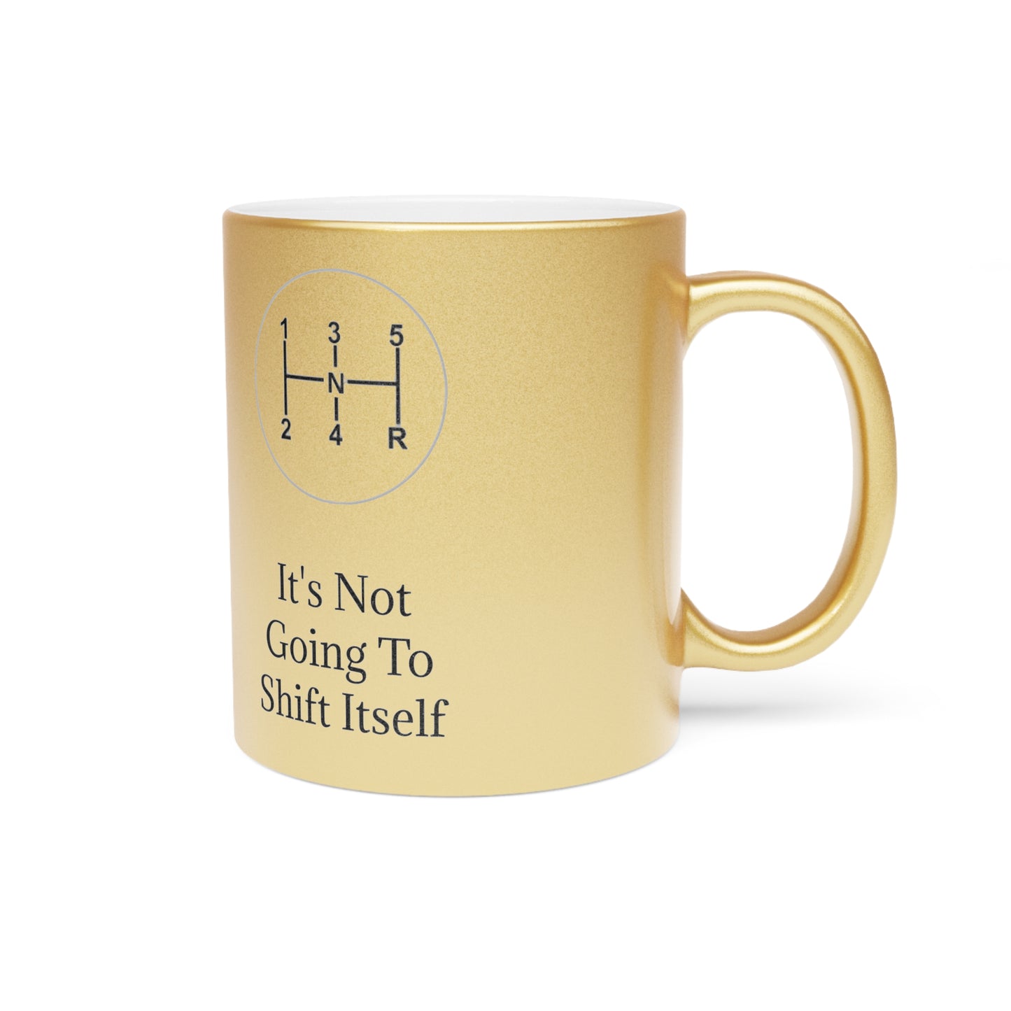 Shift Itself Metallic Coffee Mug
