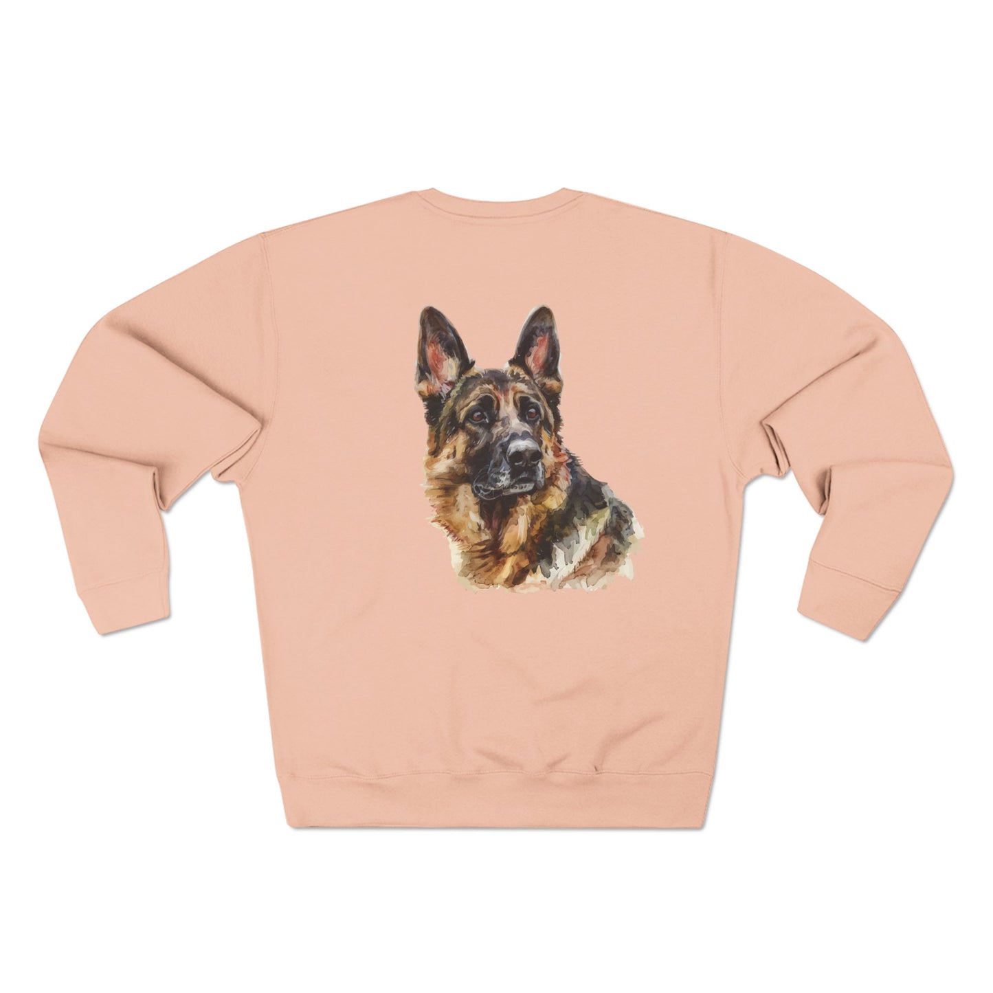 German Shepherd Head Unisex Crewneck Sweatshirt