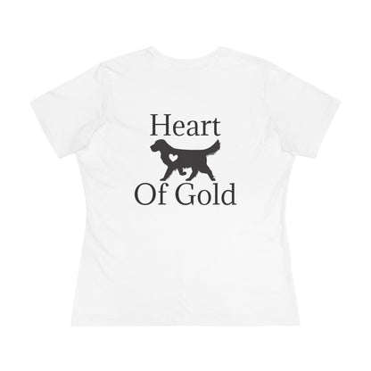Heart Of Gold Women's Short Sleeve Crewneck Tee