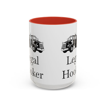 Legal H**ker Heavy Tow Truck 2-Tone Coffee Mug