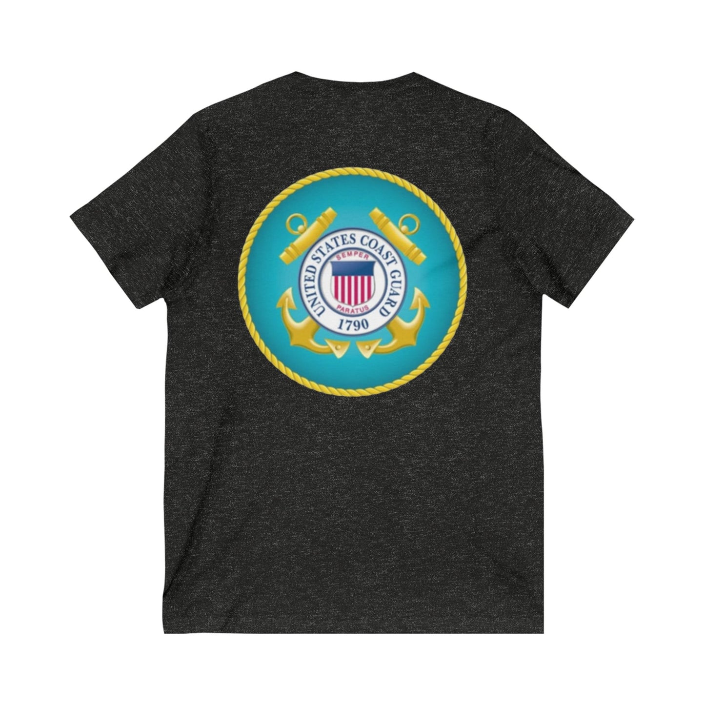 US Coast Guard Unisex Short Sleeve V-Neck Tee