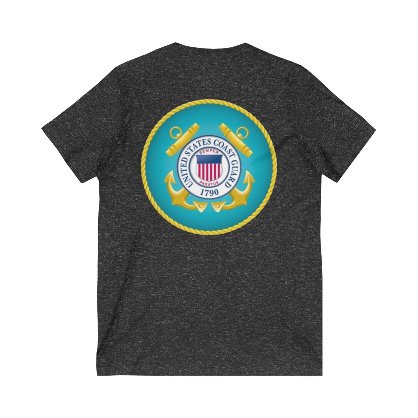 US Coast Guard Unisex Short Sleeve V-Neck Tee