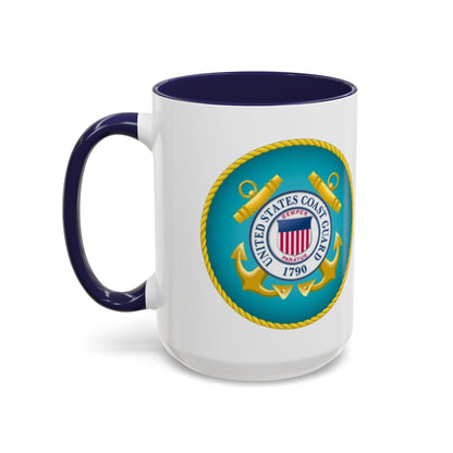 US Coast Guard 2-Tone Coffee Mug