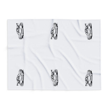 Wheel Lift Tow Truck Arctic Fleece Blanket