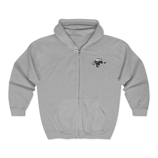 I Can't Fix Stupid Flatbed Tow Truck Unisex Full Zip Hoodie