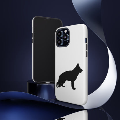 German Shepherd Silhouette iPhone Case