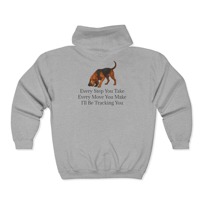 Tracking You Unisex Full Zip Hoodie