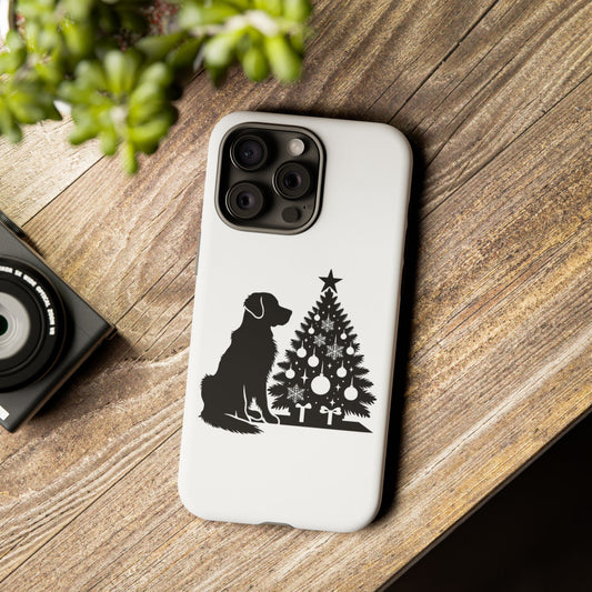 Golden Christmas Tree iPhone Case