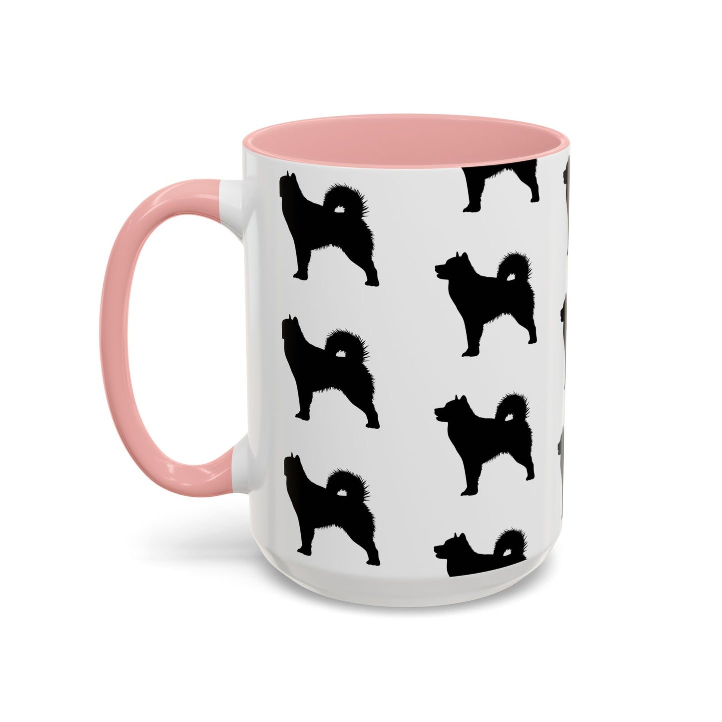Malamute Silhouette 2-Tone Coffee Mug