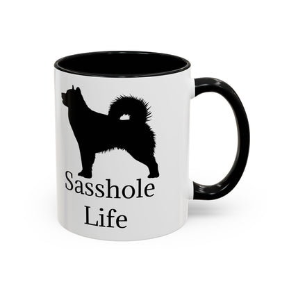 Sasshole Life 2-Tone Coffee Mug