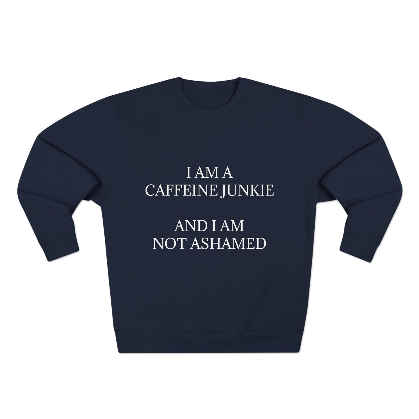Caffeine Junkie Unisex Crewneck Sweatshirt